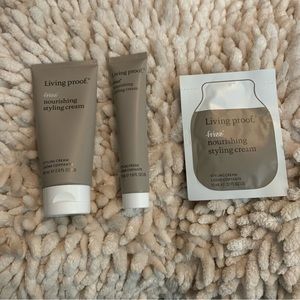 Living Proof No Frizz Nourishing Styling Cream Travel 3 pc set